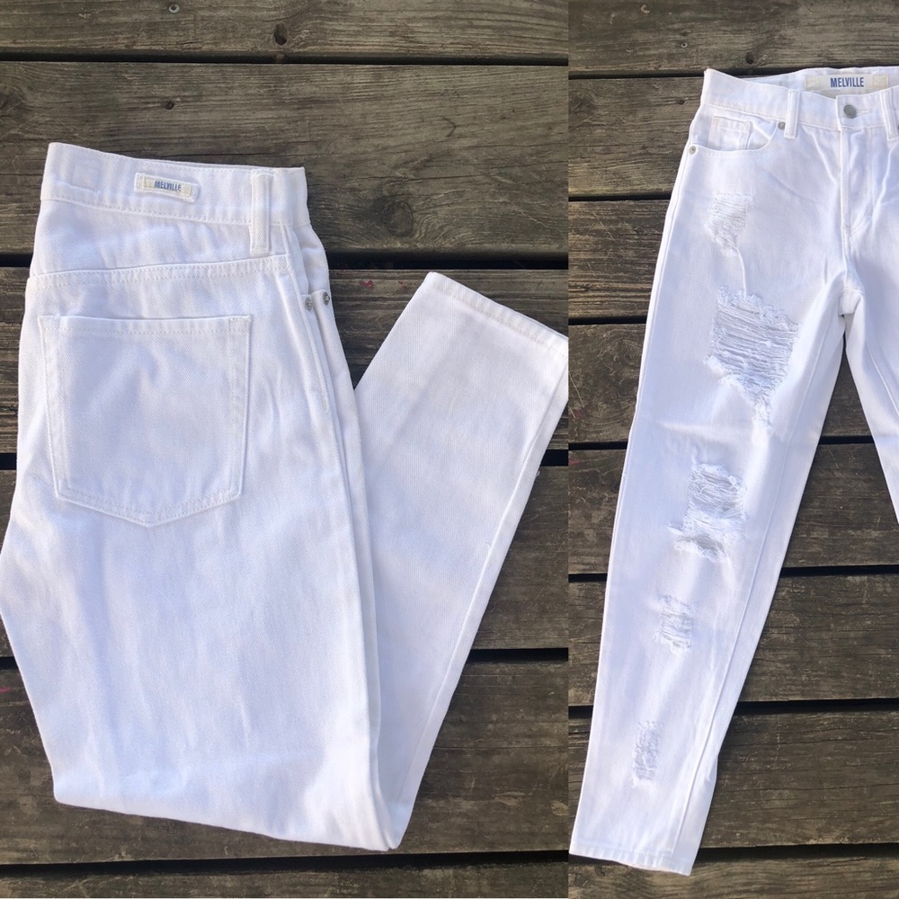 Brandy Melville distressed denim